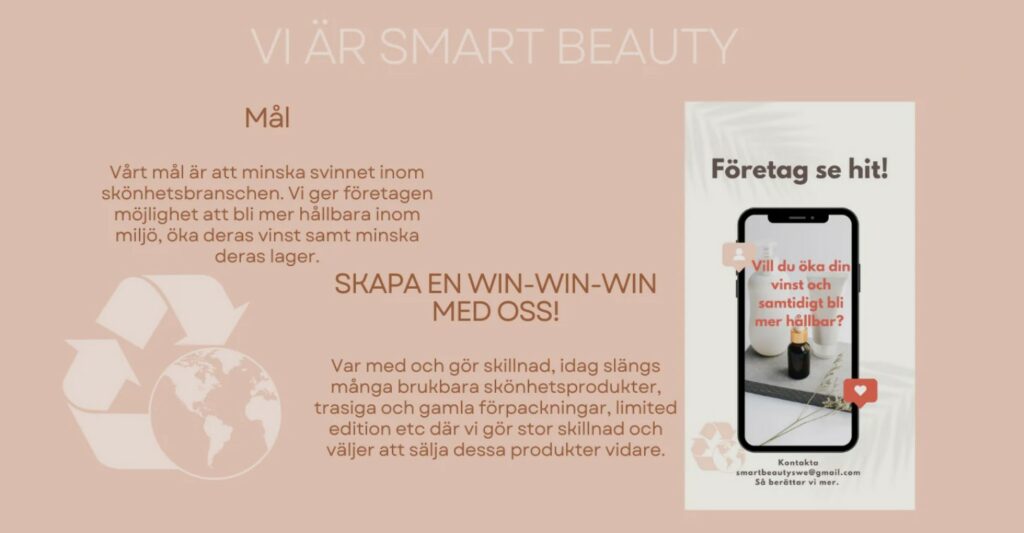 Smart Beauty Sweden mål